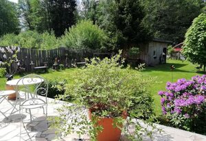 Pension Fohlenhof – Zimmer Nr. 5 - mit herrlicher Aussicht von dem Balkon