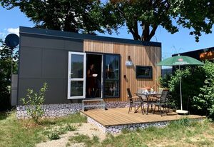 Tinyhaus im Altmühltal – Tinyhaus mit Küche und Terasse