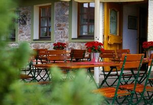 Pension "Zur Alten Schmiede" – Doppelzimmer (29qm) mit Südbalkon und Couch