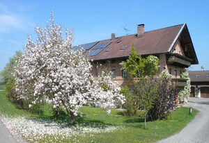 Gschwingerhof – Ferienwohnung Kampenwand, 55 qm Obergeschoss, 2 separate Schlafzimmer