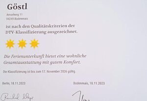 Ferienwohnung Göstl (Nichtraucher) – Appartment -  Panorama (40qm) mit WLAN und Balkon