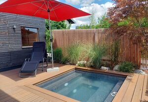 Ferienhaus Berge und See mit Whirlpool und Sauna