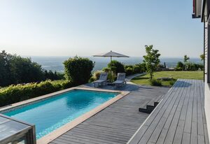 PanoramaLodge Samerberg – Ferienhaus 200 m² mit privatem Pool für max. 6 Personen