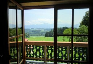 Lamplhof – 4-Sterne-Doppelzimmer mit Bergblick