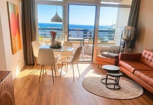 Ostseetraumblick-Moderne FeWo mit Balkon am Strand