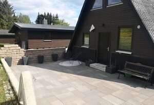 Ferienhaus Fynnhütte – Ferienhaus, Dusche oder Bad, WC, 2 Schlafräume