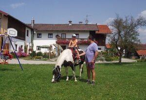 Stefanutti-Hof – Balkonzimmer Nr. 1 - Doppelzimmer im Obergeschoss mit Etagen-Dusche/WC,  Balkon