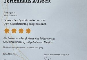 Ferienhaus Auszeit – Ferienhaus mit vier Schlafzimmern 160 qm