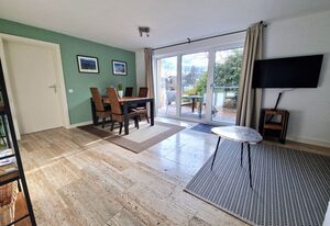 Ferienwohnung Zürcher – Ferienwohnung 60 qm im Untergeschoss/Hanglage mit 1 Schlafzimmer und Terrasse