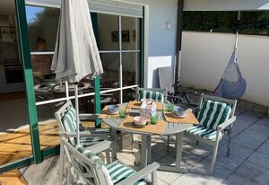Ferienwohnung am Burgberg – Ferienwohnung- 4 Personen, 60qm, 1 Schlafzimmer, Terrasse, WLAN