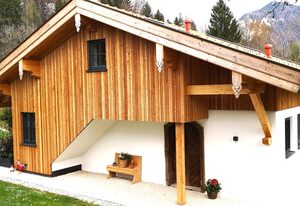 Alpenchalet-Chiemgau – Chalet 80qm für 1-2 Personen mit Wohn- und Küchenbereich, Schlafzimmer, Bad, extra WC
