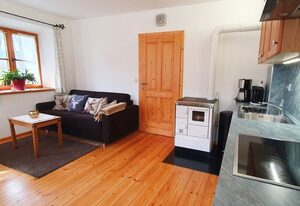 Maschtlhof – Ferienwohnung f. 2-4 Pers. (58qm),1 Schlafzimmer, Wohnraum mit Schlafcouch, Erdgeschoß
