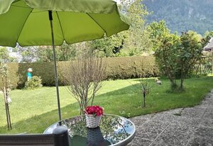Ferienwohnung am Gänsbach – Ferienwohnung 40m² mit Terrasse, bis 3 Personen, separates Schlafzimmer