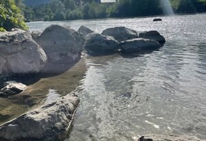 Ferienwohnung Bergblick – Ferienwohnung bis 4 Personen, 58qm, Schlafzimmer, Wohnzimmer, Küche, Dusche/WC, Balkon, WLAN