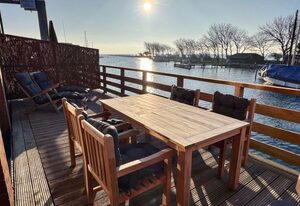 Pirateninsel - Luxus-Residenz mit privaten Spa, Kamin, Meerblick & Gym