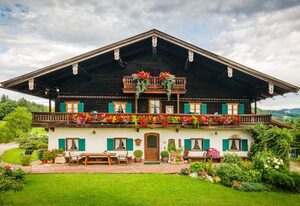 Stockinger Hof inkl. Chiemgaukarte – Ferienwohnung Rauschberg 35 qm, Balk., Kochnische, 1 Schlafz., 1 Wohnschlafz.