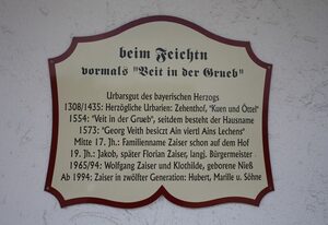 Feichten-Hof Zaiser Zimmer – Doppelzimmer Nr. 2, DU/WC, TV, WLAN, Balkon