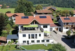 Ferienwohnung Gelb - Chiemgau Karte – Ferienwohnung Blaumeise für 8 Personen, 3 Schlafzimmer, 100m²
