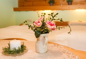 Ferienwohnung Hinterreiter inkl. Chiemgaukarte – Ferienwohnung am Märchenwald 48qm, Balkon, 1 Schlafzimmer u. 1 Wohnschlafzimmer