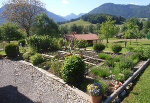 Dammerer Hof inkl. Chiemgaukarte – Ferienhäuschen 30qm, Terrasse, Küche, 1 Wohn- Schlafzimmer, max 2 P. WLAN
