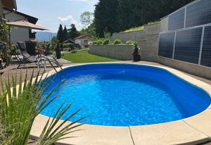 Moderne Ferienwohnung am Wald – Ferienwohnung mit Pool