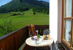 Ferienwohnungen Hollweger inkl. Chiemgaukarte – 3 Appartement 23qm, Balkon, Kochnische, 1 Wohnschlafzimmer, max. 2 Pers, WLAN