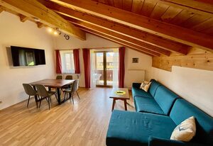 Lindenhof Inzell - Ferienwohnungen - Chiemgau Karte – Ferienwohnung D für 3 Personen mit Balkon oder Terrasse, Schlafzimmer, 35 qm
