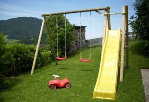 Ferienwohnungen Plenk inkl. Chiemgaukarte – Ferienwohnung 36 qm, Nr. 1, überdachte Terrasse, Küche,1 Wohnschlafzimmer, WLAN