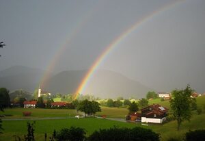 Ferienhof Kecht inkl. Chiemgaukarte – Ferienwohnung Westernberg 55qm, Terr., Küche, 1 Schlafzimmer, 1 Wohnschlafz.