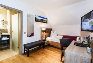Hotel-Gasthof Zur Post & Posthof – 01. Einzelzimmer Dusche oder Badewanne und WC, TV, WLAN