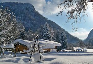 Andrebauernhof - Biohof - Chiemgau Karte – Ferienwohnung Falkenstein, 4 Personen, 2 Schlafzimmer, Balkon Ostseite, 56 qm