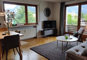 Inzell Ferienwohnung für 2  Personen mit Bergblick, Panoramablick und Hund erlaubt