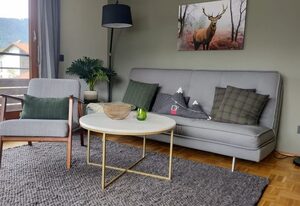 Inzell Ferienwohnung für 2  Personen mit Bergblick, Panoramablick und Hund erlaubt