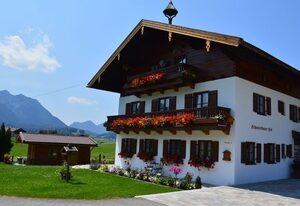 Schusterbauer - Chiemgau Karte – Ferienwohnung Staufen für 4 Personen, Schlafzimmer, Wohnschlafraum, 43 qm