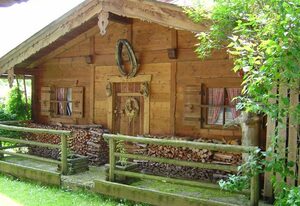 Ferienwohnungen Almbrünnerl - Chiemgau Karte – Ferienwohnung Ramsau für 2 Personen, 1 Wohnschlafraum, Terrasse, 28 qm