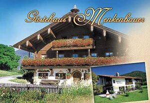 Gästehaus Menkenbauer inkl. Chiemgaukarte – Landhaus Einzelzimmer Nr. 13, Dusche und WC, Balkon, TV, WLAN