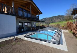 Chalet Alpenzauber - Chiemgau Karte – Ferienhaus mit Pool für 6 Personen, 3 Schlafzimmer, 128m²