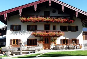 Bojernhof inkl. Chiemgaukarte – Alm2 Appartement 30qm, Balkon, Kochni., 1 Wohnschlafzimmer, WLAN, max 2 Pers.