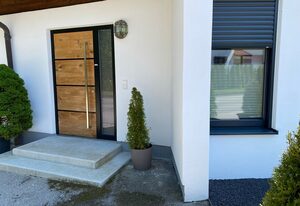 Ferienhaus Strandbadallee – Ferienwohnung für 2 - 3 Personen, Terrasse, 90 qm