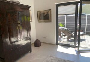 Ferienhaus Strandbadallee – Ferienwohnung für 2 - 3 Personen, Terrasse, 90 qm