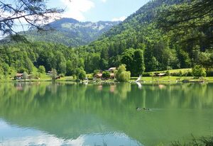 Ferienwohnung im Grünen – Geräumiges Domizil mit Bergblick