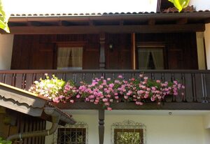 Haus Moosbach – Ferienwohnung, 1-4 Personen, 52 qm , Wohnküche, 2 Schlafzimmer, Südbalkon
