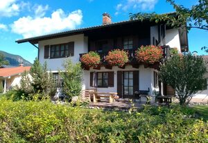Gipfelblick am Wössenerbach – Ferienwohnung Gipfelblick, 41 qm, bis 3 Personen, Wohnschlafraum, Balkon