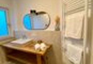 Ferienwohnung Am bayrischen Meer – Ferienwohnung in Strandnähe, 75qm, 2 separate Schlafzimmer, Terrasse
