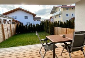 Ferienwohnung Am bayrischen Meer – Ferienwohnung in Strandnähe, 75qm, 2 separate Schlafzimmer, Terrasse