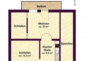 Ferienwohnung Emilia mit Bergblick nach Westen