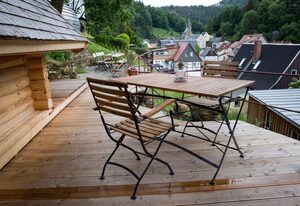 Ferienwohnungen Umgebinde 1657 – Steinbrecher Stube, 45qm, 1 Schlafzimmer, Terrasse, max. 2 + 1 Personen