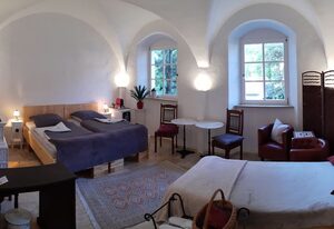 "Camera della Principessa Nera" (Doppelzimmer, Pension an der Klosterpforte)