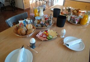 Forsthaus Hotel Garni inkl. Chiemgaukarte – Doppelzimmer Nr. 3 Balkon , Dusche und WC, TV
