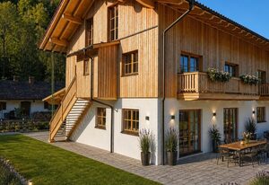 Ferienwohnung Brandstein inkl. Chiemgaukarte – Ferienwohnung 50qm, Balkon, Küche, Wohnz., Schlafz., max. 2 Pers.